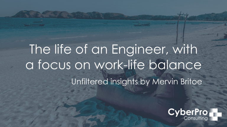 The life of an Engineer, with a focus on work-life balance, unfiltered insights by Mervin Britoe.