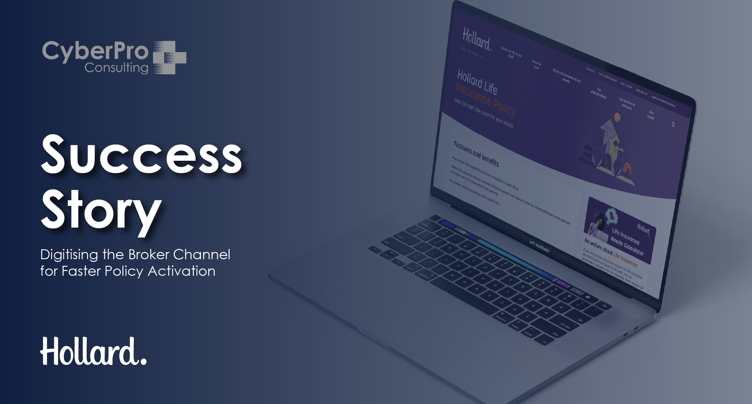 Automation of a broker portal for hollard life